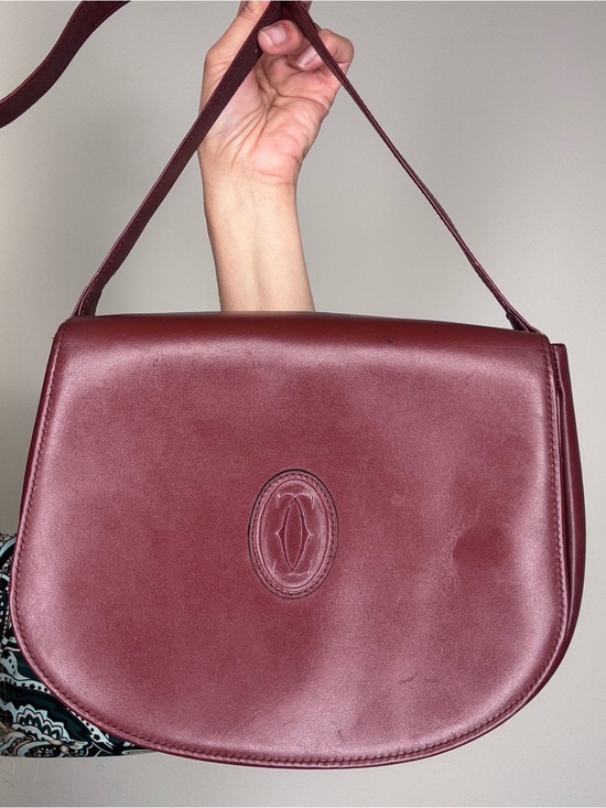 Cartier Handbags - Cartier Vintage Saddle bag with COA